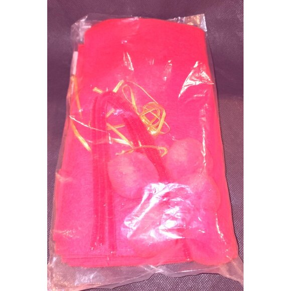 Mary Maxim Yo Yo Cardinals Craft Kit Set Of 6 5" X 3" Red Felt Pom Poms Chenille - Picture 4 of 5